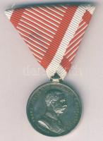 Ferenc József kis ezüst Ag "Der Tapferkeit" szalaggal T:1