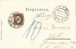 1907 Milovice, Millowitz; Vojensky tábor / Military camp