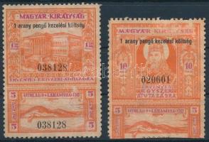 1932 2 klf kezelési költség bélyeg (12.000)