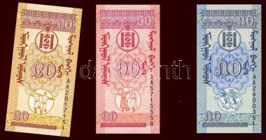 Mongólia 1955-2005. 16db klf bankjegy T:I