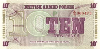 Nagy-Britannia/katonai kiadás 1948-56. 1Ł 3klf kiadás (2.,3.,4.) + 1972. 5P, 10P, 50P komplett sor! ...