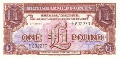 Nagy-Britannia/katonai kiadás 1948-56. 1Ł 3klf kiadás (2.,3.,4.) + 1972. 5P, 10P, 50P komplett sor! ...