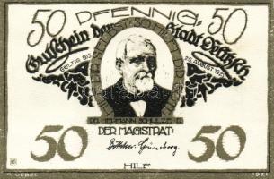 Német Birodalom/Weimari Köztársaság/Delitzsch 1921. 50Pf (6x)  mind klf db, teljes sor T:1