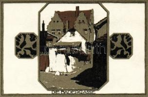 Német Birodalom/Weimari Köztársaság/Delitzsch 1921. 50Pf (6x)  mind klf db, teljes sor T:1