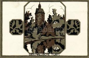 Német Birodalom/Weimari Köztársaság/Delitzsch 1921. 50Pf (6x)  mind klf db, teljes sor T:1