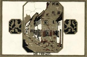 Német Birodalom/Weimari Köztársaság/Delitzsch 1921. 50Pf (6x)  mind klf db, teljes sor T:1