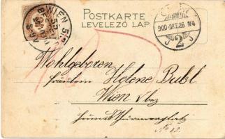 1900 Nur das beste ist gut genug, darum rauche ich Jacobi Monopol La Fleur / French cigarette advert...