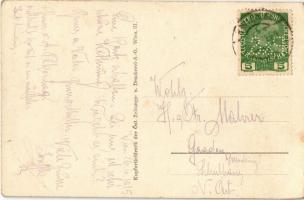 Kriegsbildkarte Nr. 46. Der Caterpiller genannte starke Zugwagen für Schwere Lasten, Motorbatterien ...