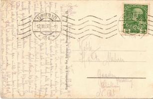 Kriegsbildkarte Nr. 38. Vom südlichen Kriegsschauplatz: Eine vorgeschobene Maschinengewehrabteilung ...