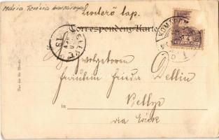 1900 Budapest IX. Mária Terézia-laktanya, kaszárnya, katonák / Beim Rapport / K.u.K. Hungarian soldi...