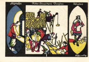 Német Birodalom/Weimari Köztársaság/Döbeln 1921. 50Pf (8x) mind klf db, teljes sor T:1/1