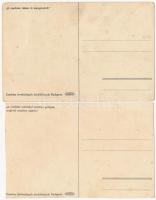 10 db RÉGI használatlan Cserkész Levelezőlapok Kiadóhivatal cserkész motívumlap, Márton L. szignóval...