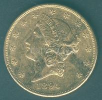 USA 1894. 20$ Au "Liberty" 33,436g T:2 ph.