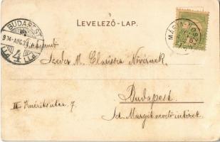 1904 Tihanyi öböl. Bruchsteiner és fia litho (EB)