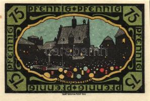 Német Birodalom/Weimari Köztársaság/Pössneck DN 25Pf, 50Pf, 75Pf. 3klf db, teljes sor T:1