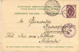 1901 Saint Petersburg, St. Petersbourg; La bourse, Monument Pierre le Grand, Cathedrale St. Isaac. G...