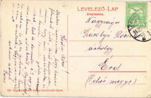 1912 Borcsa, Borca; Görög keleti templom, utca, Duran Dusan Maksim üzlete / Greek Orthodox church, s...