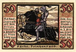 Német Birodalom/Weimari Köztársaság/Altenburg 1921. 50Pf(8x) mind klf db, teljes sor T:1