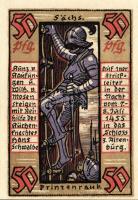 Német Birodalom/Weimari Köztársaság/Altenburg 1921. 50Pf(8x) mind klf db, teljes sor T:1