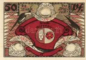 Német Birodalom/Weimari Köztársaság/Altenburg 1921. 50Pf(7x) mind klf db, teljes sor T:1