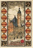 Német Birodalom/Weimari Köztársaság/Altenburg 1921. 50Pf(7x) mind klf db, teljes sor T:1