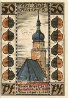 Német Birodalom/Weimari Köztársaság/Altenburg 1921. 50Pf(7x) mind klf db, teljes sor T:1