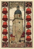 Német Birodalom/Weimari Köztársaság/Altenburg 1921. 50Pf(7x) mind klf db, teljes sor T:1