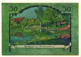 Német Birodalom/Weimari Köztársaság/Stecklenberg 1921. 25Pf, 50Pf(4x) 5klf db, teljes sor T:1