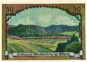 Német Birodalom/Weimari Köztársaság/Stecklenberg 1921. 25Pf, 50Pf(4x) 5klf db, teljes sor T:1