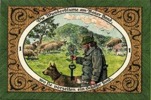 Német Birodalom/Weimari Köztársaság/Stadtlengsfeld 1921. 50Pf(6x) mind klf db, teljes sor T:1