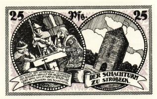 Német Birodalom/Weimari Köztársaság/Stroebeck 1921. 25Pf, 50Pf, 75Pf. 3klf db, teljes sor T:1