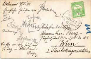 1911 Dalmand, ménes, lovak. photo