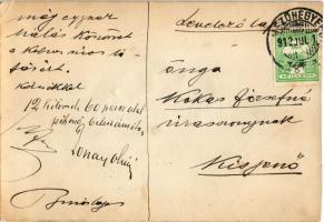 1912 Mezőhegyes, ménes udvar, lovasok. photo (EK)