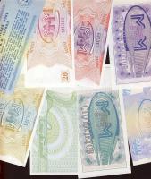 Oroszország/"Mavrodi" magánkiadások 1994. 11 klf db bankjegy T:I + Szovjetunió 1988. 1R, 3...