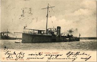~1903 SMS Satellit Satellit-osztályú torpedóhajó (őrhajó) / K.u.K. Kriegsmarine S.M.Schiff Satellit / Austro-Hungarian Navy torpedo boat (Rb)