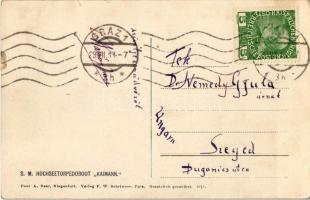 1913 SMS Kaiman (később SM Tb 50 T) osztrák-magyar haditengerészet Kaiman-osztályú torpedónaszádja /...