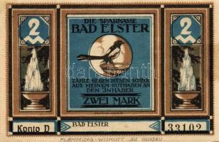 Német Birodalom/Weimari Köztársaság/Elster DN 25Pf, 50Pf, 75Pf + 1M + 2M 5klf db, teljes sor T:1