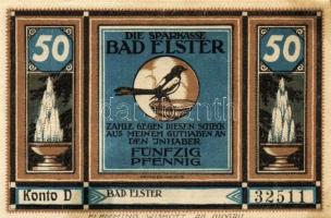 Német Birodalom/Weimari Köztársaság/Elster DN 25Pf, 50Pf, 75Pf + 1M + 2M 5klf db, teljes sor T:1