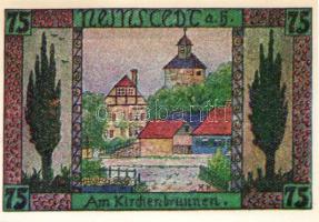 Német Birodalom/Weimari Köztársaság/Neinstedt 1921. 10Pf, 25Pf, 50Pf, 75Pf. 4klf db, teljes sor T:1