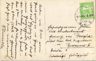 1914 Zagreb, Zágráb; katonai lovas bemutató, ugratás / K.u.K. military horse riding show, jumping. p...