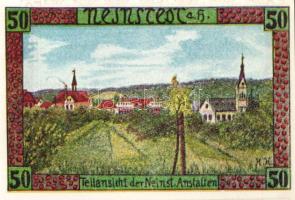 Német Birodalom/Weimari Köztársaság/Nachterstedt 1921. 5Pf, 10Pf, 25Pf, 50Pf. 4klf db, teljes sor T:...