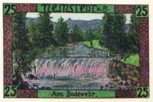 Német Birodalom/Weimari Köztársaság/Nachterstedt 1921. 5Pf, 10Pf, 25Pf, 50Pf. 4klf db, teljes sor T:...