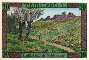 Német Birodalom/Weimari Köztársaság/Nachterstedt 1921. 5Pf, 10Pf, 25Pf, 50Pf. 4klf db, teljes sor T:...