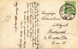 1913 Nagyvárad, Oradea; lány lovon / girl on horse. photo