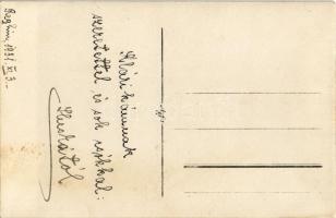 1931 Szászrégen, Reghin; lovaskocsi / horse cart. photo