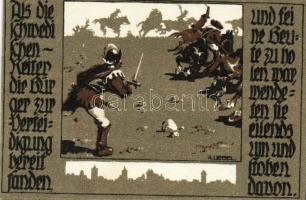 Német Birodalom/Weimari Köztársaság/Delitzsch 1921. 50Pf(6x) mind klf db, teljes sor T:1