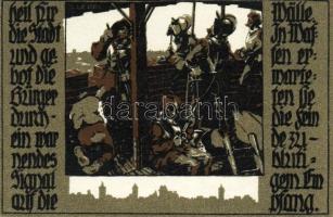 Német Birodalom/Weimari Köztársaság/Delitzsch 1921. 50Pf(6x) mind klf db, teljes sor T:1