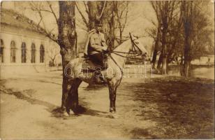 1915 Nyitra, Nitra; lovas katonai / K.u.K. cavalryman. photo (EK)