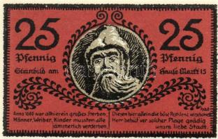 Német Birodalom/Weimari Köztársaság/Müncheln 1921. 25Pf, 50Pf, 75Pf. 5klf db, teljes sor T:1