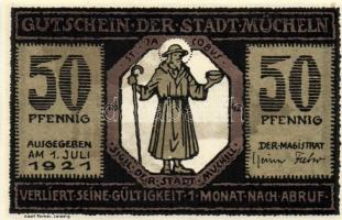 Német Birodalom/Weimari Köztársaság/Müncheln 1921. 25Pf, 50Pf, 75Pf. 5klf db, teljes sor T:1